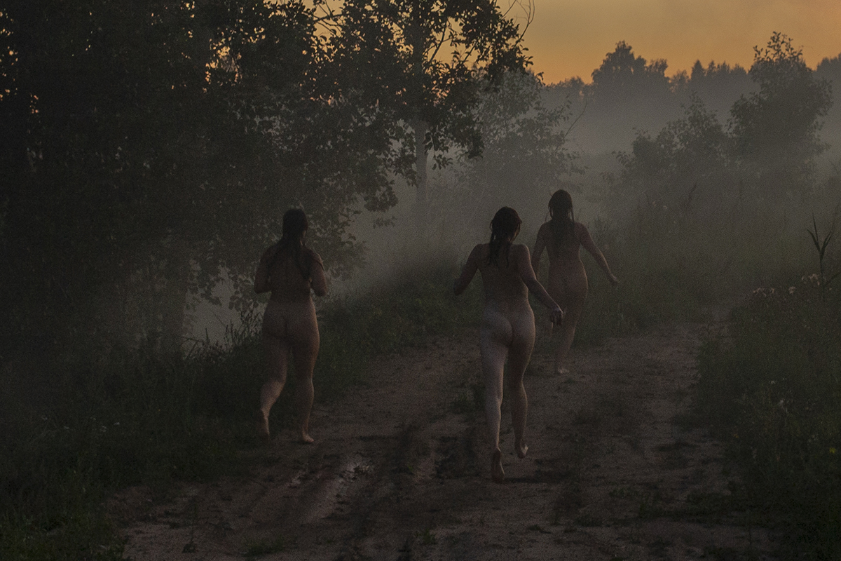 Solstice, Elektrènai, Lituanie, 2020. Une photo de Claudine Doury.